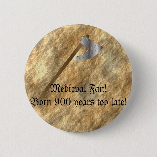 Button for mediaeval fans (Front)