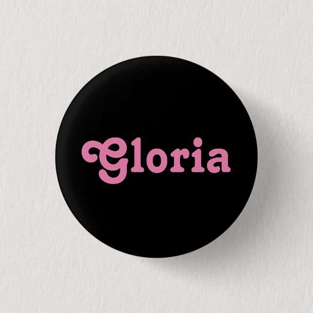 Button Gloria (Front)