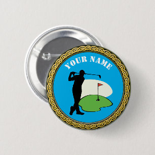 Button Golf - Add Name - Golfer