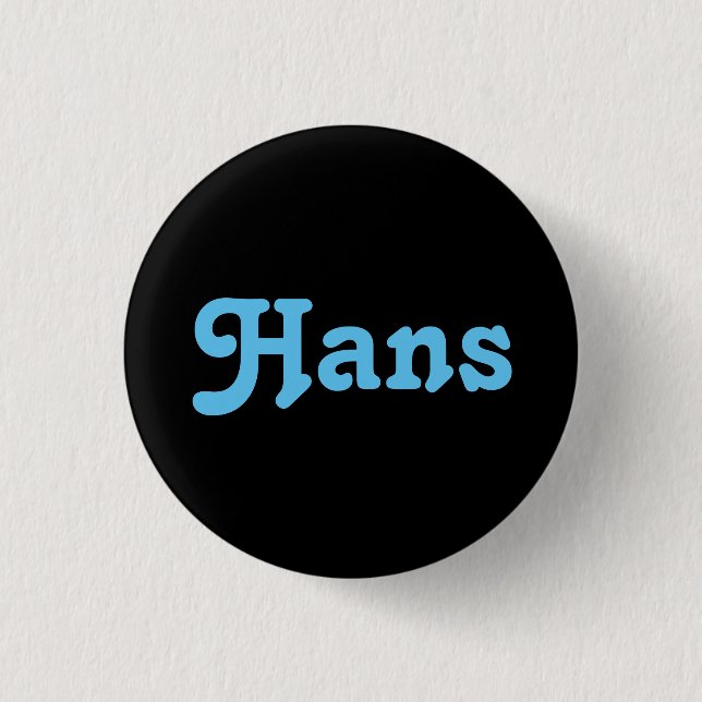 Button Hans (Front)