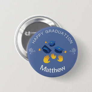 Button - Happy Graduation Personalize - Add name