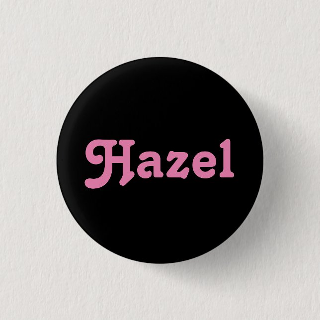 Button Hazel (Front)