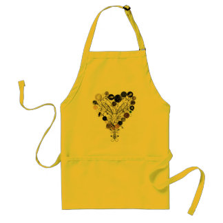 Button Heart Apron