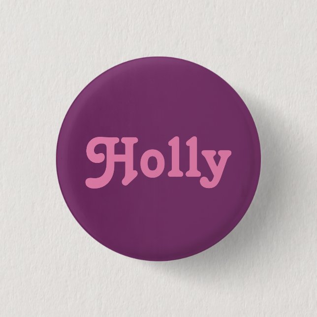 Button Holly (Front)