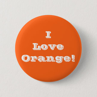 Button I Love Orange