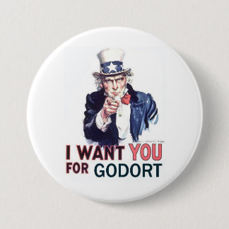 Button - I Want you for GODORT