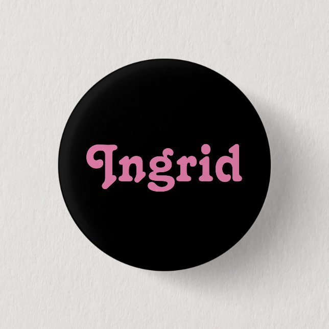 Button Ingrid (Front)