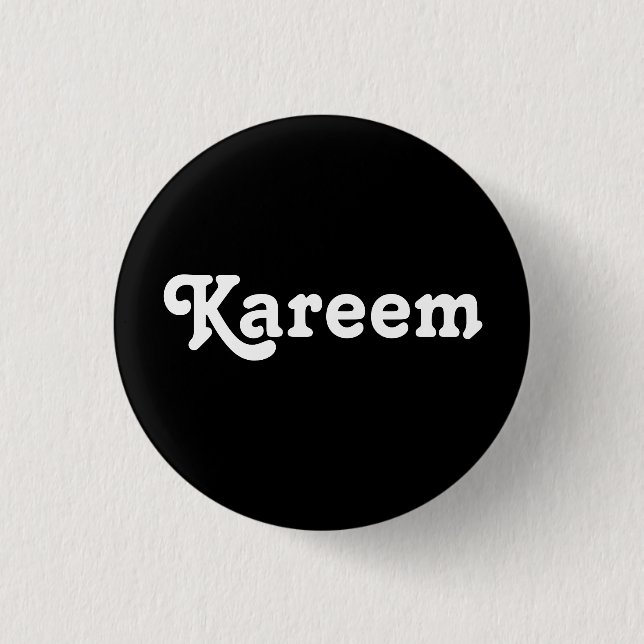 Button Kareem (Front)