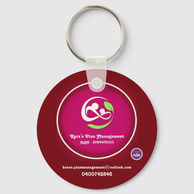 Button Key Ring (Front)