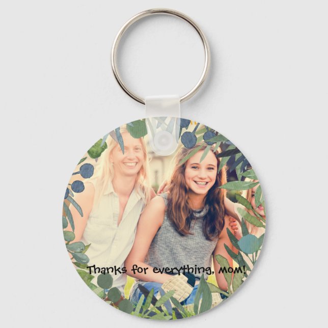 Button Keychain Gift For Mom (Front)