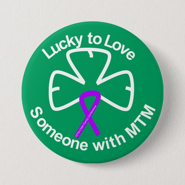 Button - Lucky to Love (MTM) (Front)