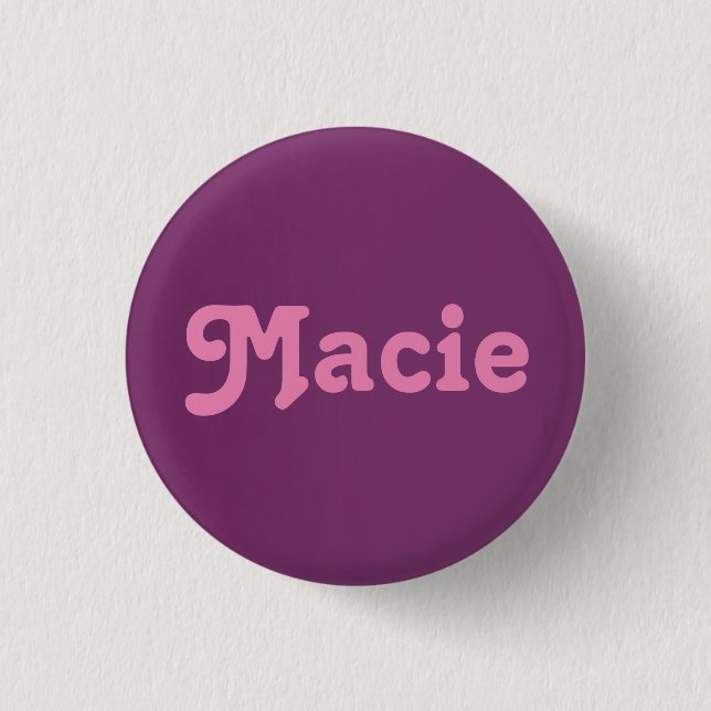 Button Macie (Front)
