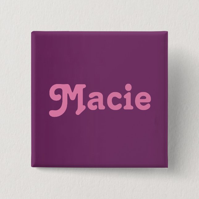 Button Macie (Front)