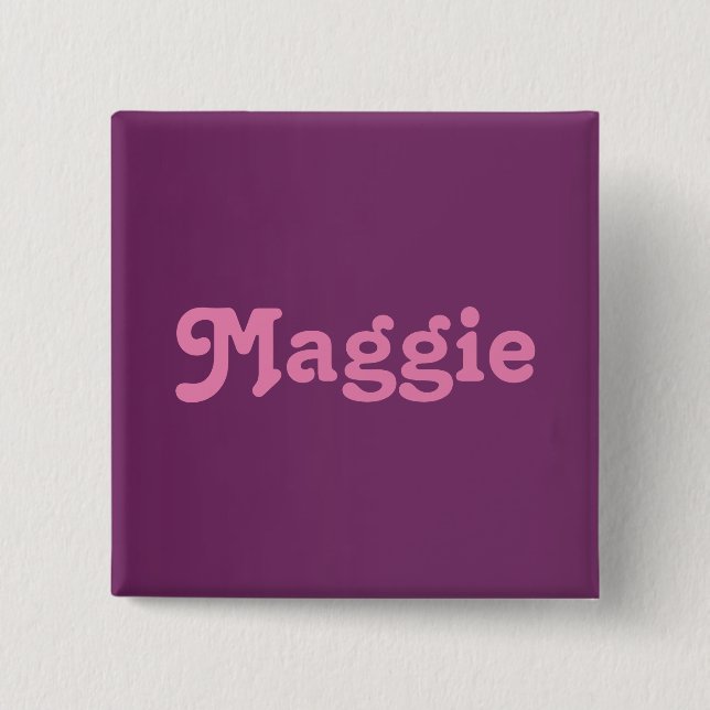 Button Maggie (Front)