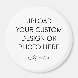 Button Magnet 3" Large Round