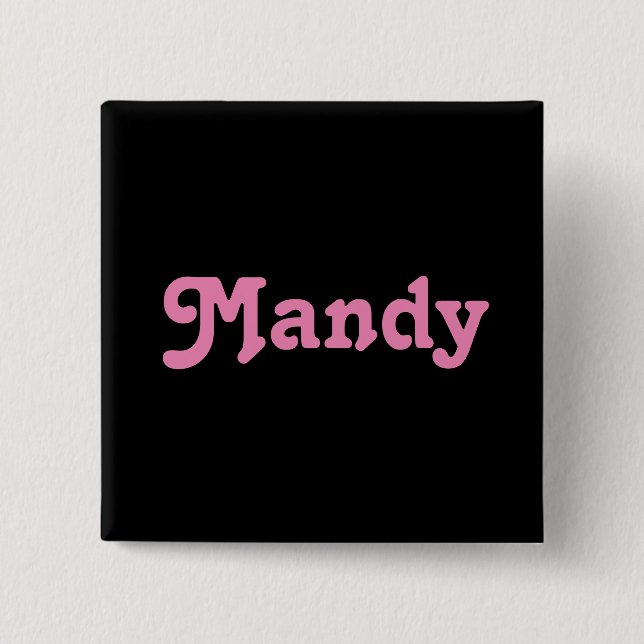 Button Mandy (Front)