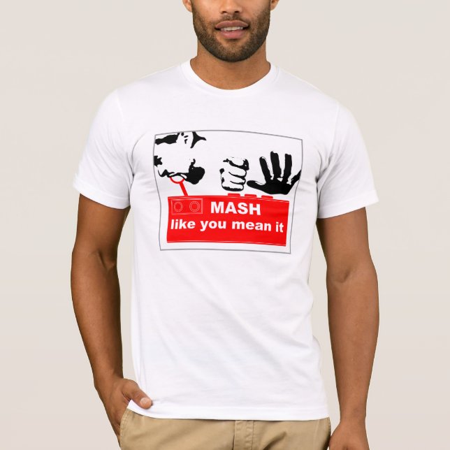 Button Masher T shirt (Front)