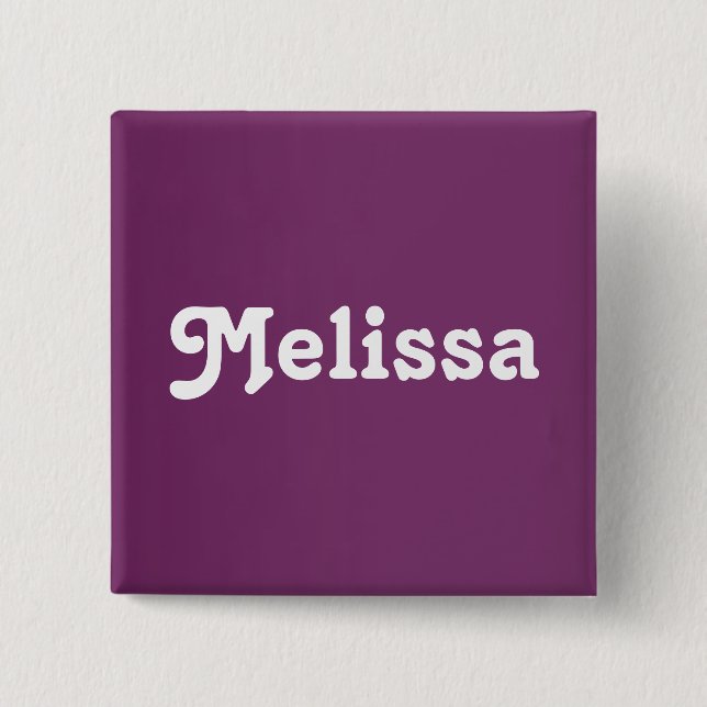 Button Melissa (Front)