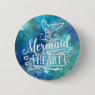 Button - Mermaid at Heart