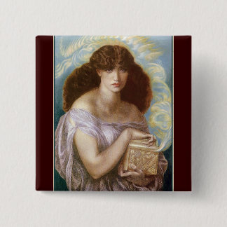Button: "Pandora" 15 Cm Square Badge