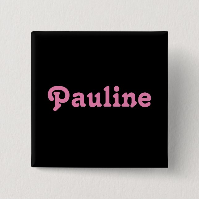 Button Pauline (Front)