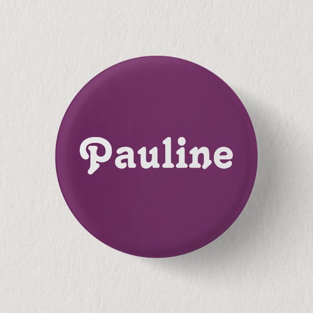 Button Pauline (Front)