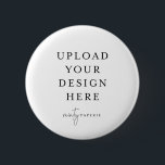 Button Pin 2-1/4"<br><div class="desc">Customize your button pin design in Templett. After you are done editing,  download your file in a JPG format (don't forget to turn on the bleed option). Upload your design here by clicking on the blue "Personalize" button.</div>