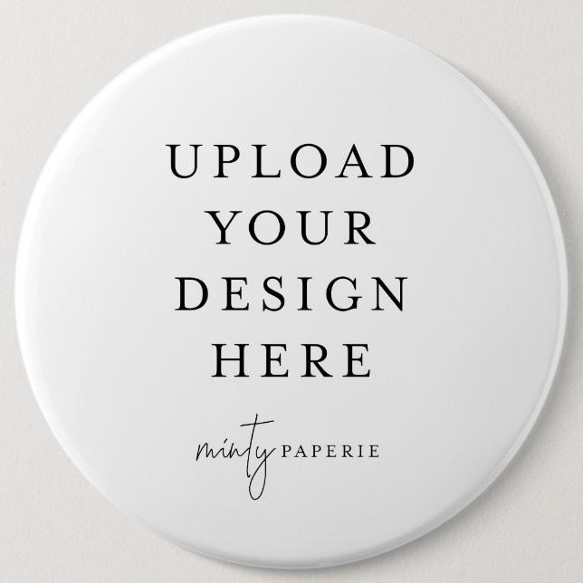 Button Pin 6" - Extra Large (Front)