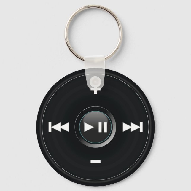 Button Player Key Ring (Front)