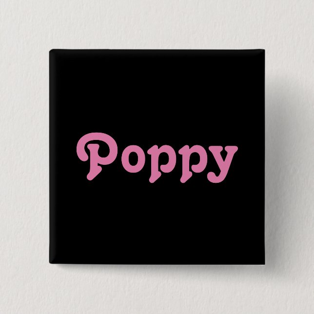 Button Poppy (Front)