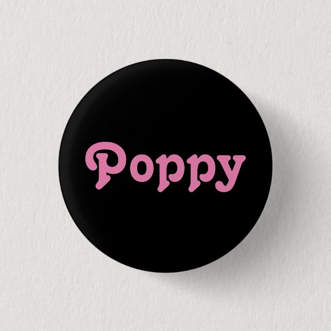 Button Poppy (Front)