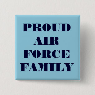 Button Proud Air Force Family