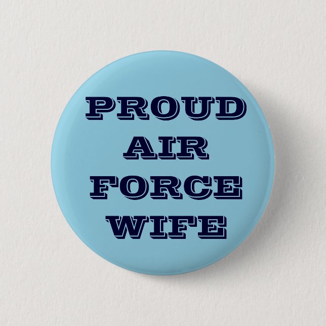Button Proud Air Force Wife (Front)