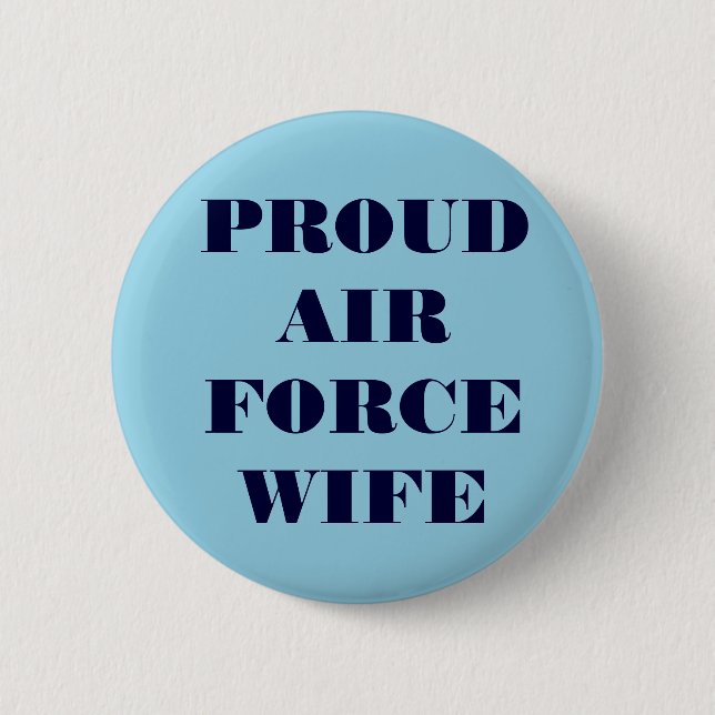 Button Proud Air Force Wife (Front)