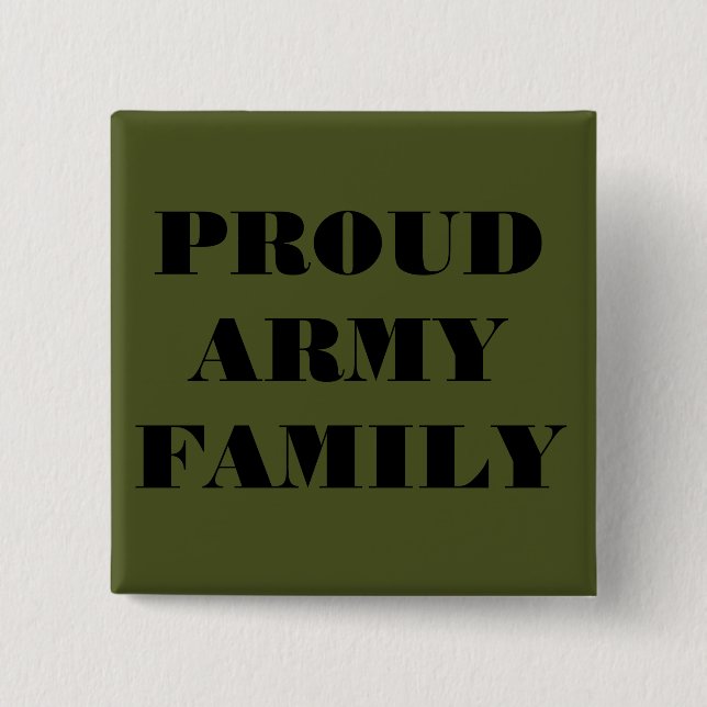 Button Proud Army Family (Front)