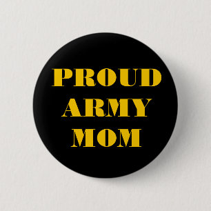 Button Proud Army Mum