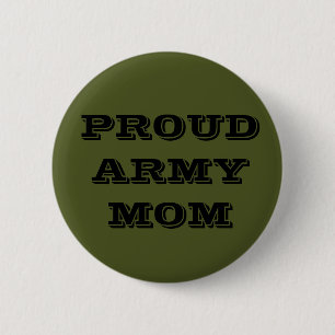 Button Proud Army Mum