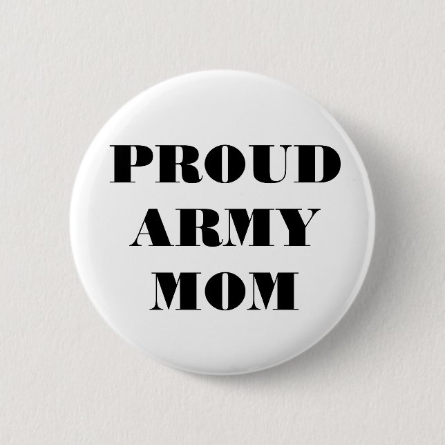 Button Proud Army Mum (Front)