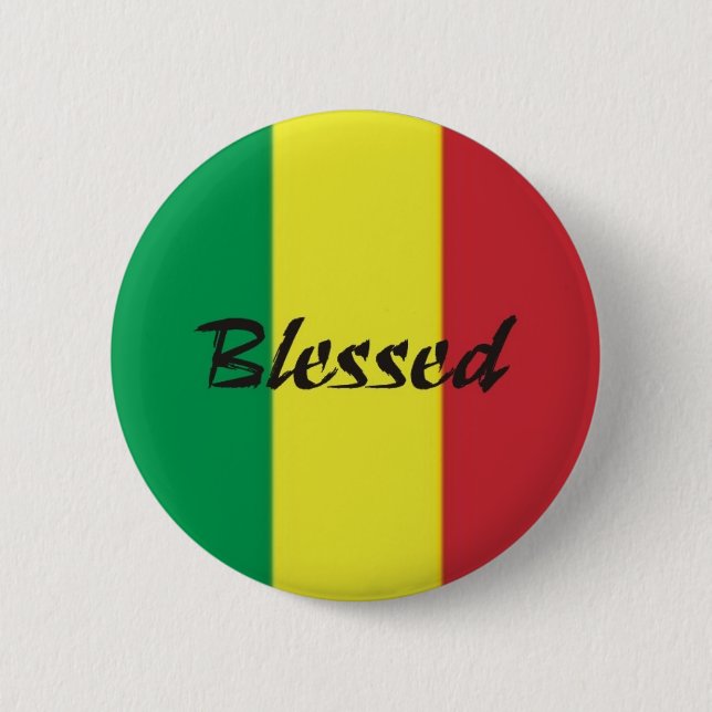 Button Rastafari Blessing (Front)