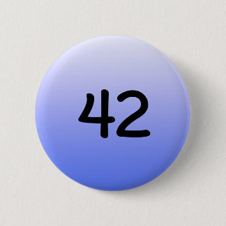 button round blue number fourtytwo