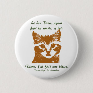 Button Round: Le Chat