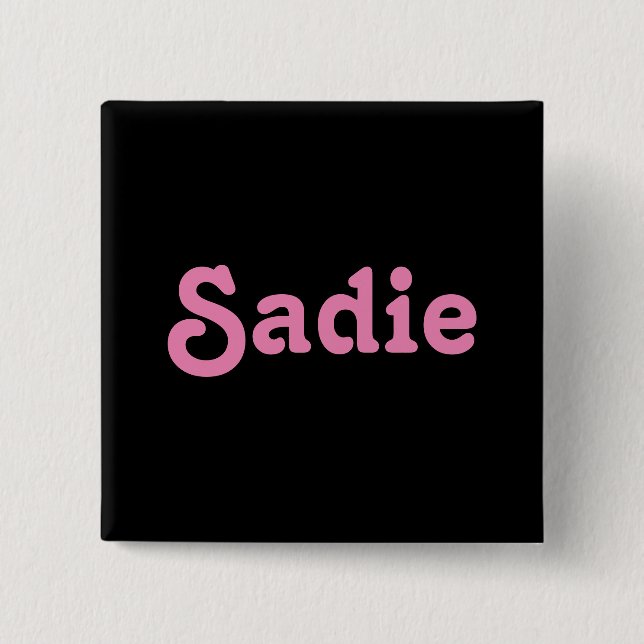 Button Sadie (Front)