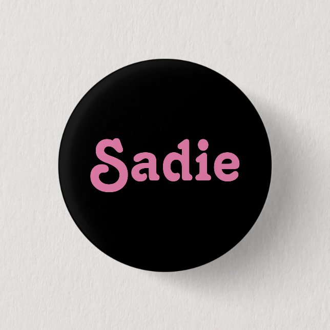 Button Sadie (Front)