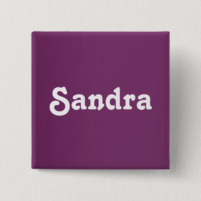 Button Sandra (Front)