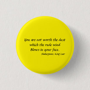 Button - Shakespeare, "King Lear"