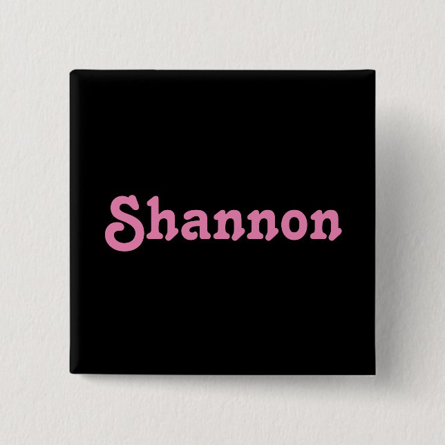 Button Shannon (Front)