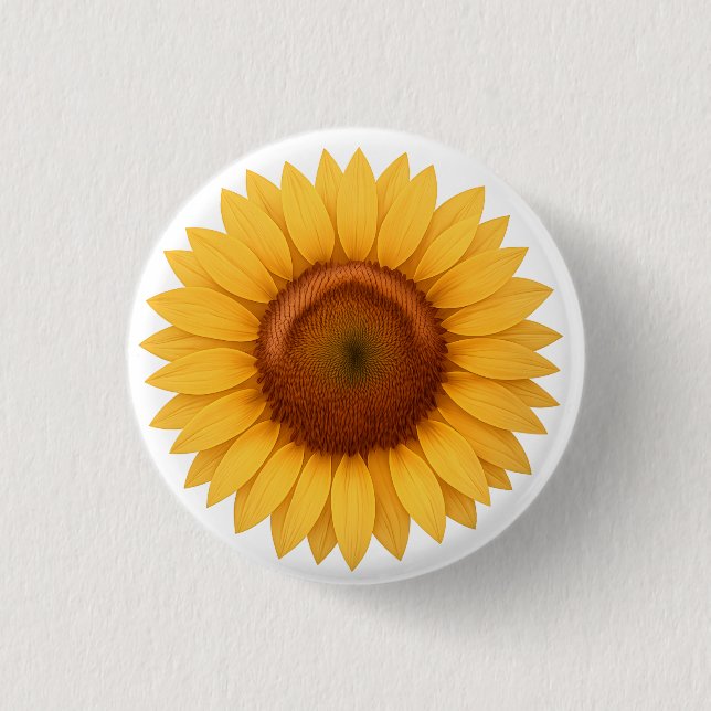 Button - Sunflower (Front)