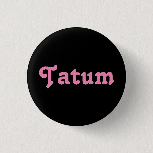 Button Tatum (Front)