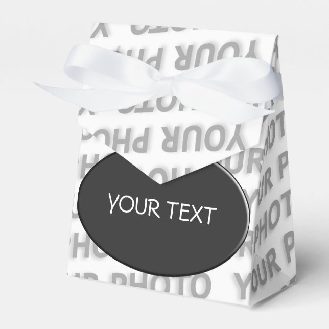 Button Template for your own Photo, Picture, Text Favour Box (Front Side)