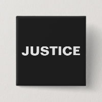 Button That Says Justice